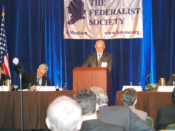 Speech at the Federalist Society