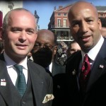 With the Mayor of New Orleans, Ray Nagin