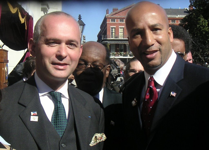 With the Mayor of New Orleans, Ray Nagin