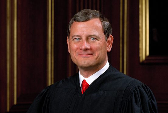 Official portrait of U.S. Supreme Court Chief Justice John G. Roberts.