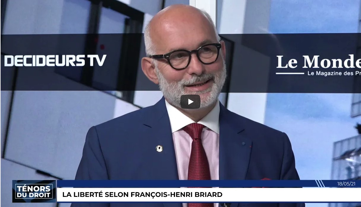 MAITRE BRIARD SUR DECIDEURS TV