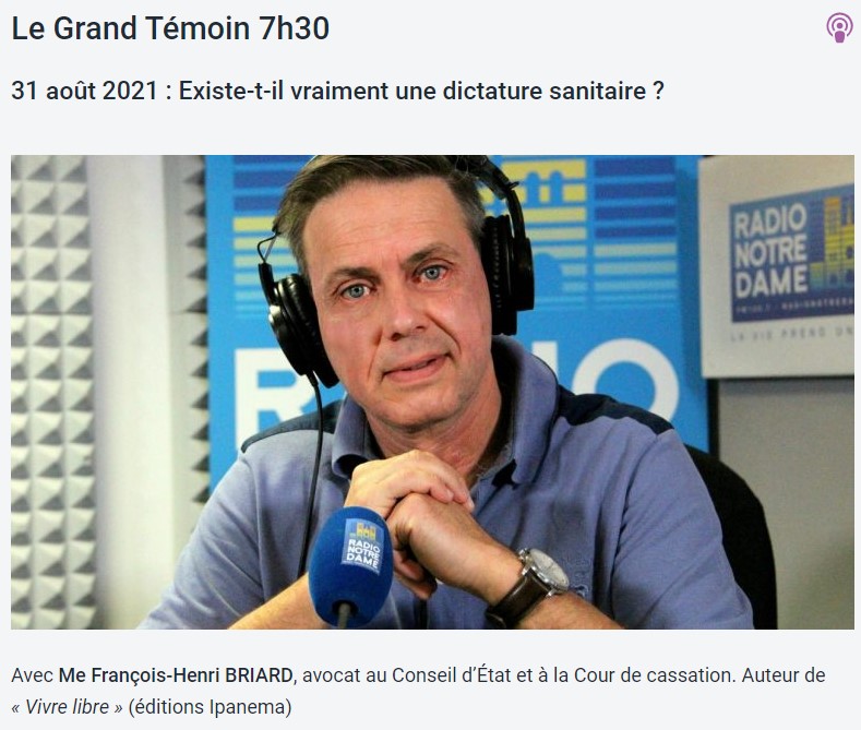 DEBAT: « EXISTE-T-IL VRAIMENT UNE DICTATURE SANITAIRE ? »